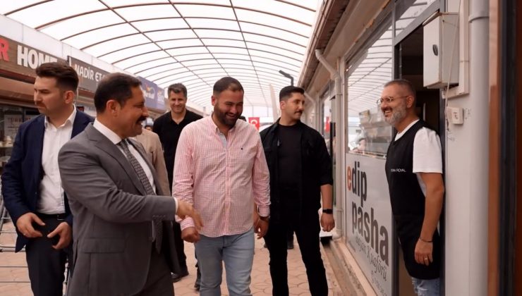 VALİ MASATLI TÜRKİYE YÜZYILI ÇARŞISI’NI ZİYARET ETTİ