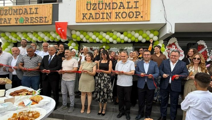 ÜZÜMDALI KADIN KOOPERATİFİ TÖRENLE HİZMETE GİRDİ