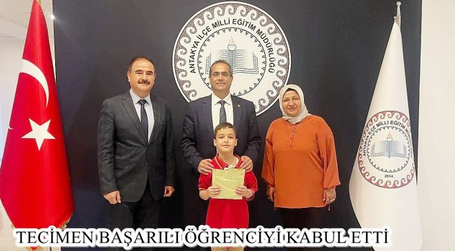 TECİMEN BAŞARILI ÖĞRENCİYİ KABUL ETTİ