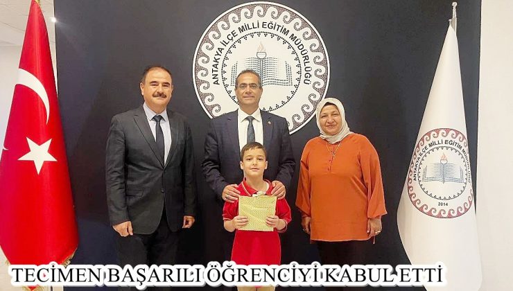 TECİMEN BAŞARILI ÖĞRENCİYİ KABUL ETTİ