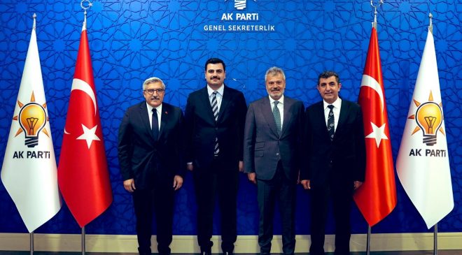 AK PARTİ HEYETİ ANKARA’DA ZİYARETLERDE BULUNDU