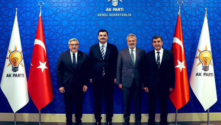 AK PARTİ HEYETİ ANKARA’DA ZİYARETLERDE BULUNDU