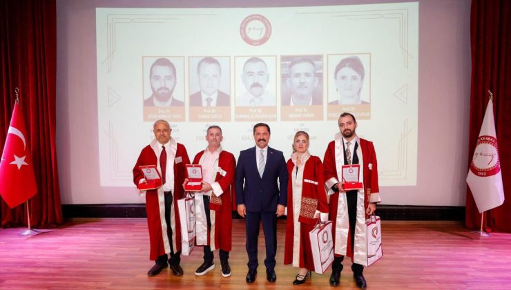 HMKÜ’DE AKADEMİK BAŞARI ÖDÜLLERİ SAHİPLERİNİ BULDU