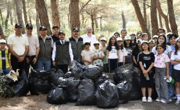 BELEN’DE ÖĞRENCİLER ORMANI TEMİZLEDİ 