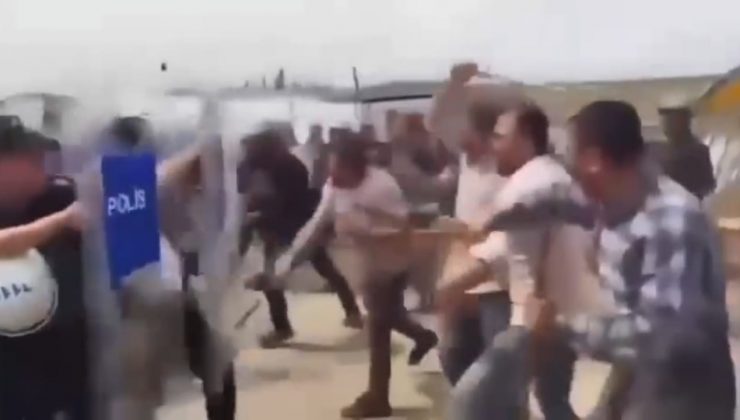 KURBAN SATICILARI POLİSE SALDIRDI