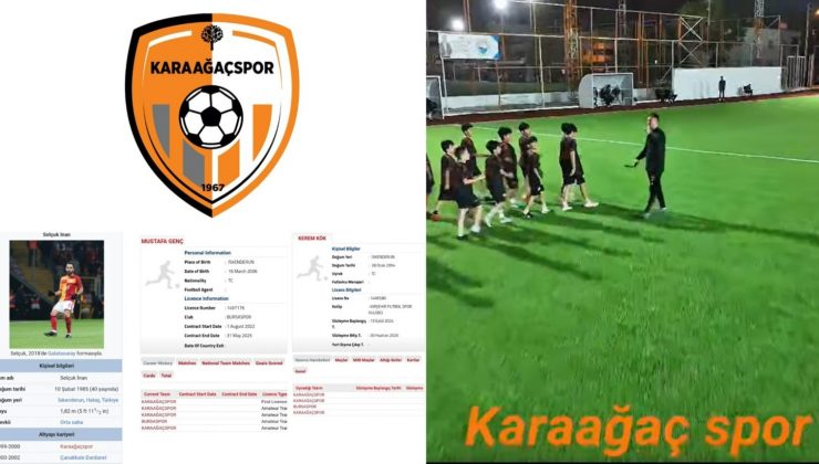 KARAAĞAÇSPOR YÖNETİMİ DUYURDU: “TAKLİTLERİMİZDEN SAKININ”