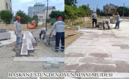 BAŞKAN ÜSTÜN’DEN OYUN ALANI MÜJDESİ