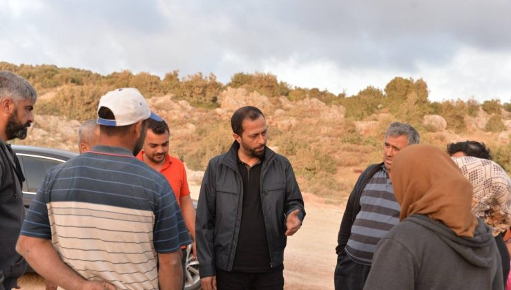 BAŞKAN YALÇIN BOZLU’DA YERİNDE İNCELEMELERDE BULUNDU