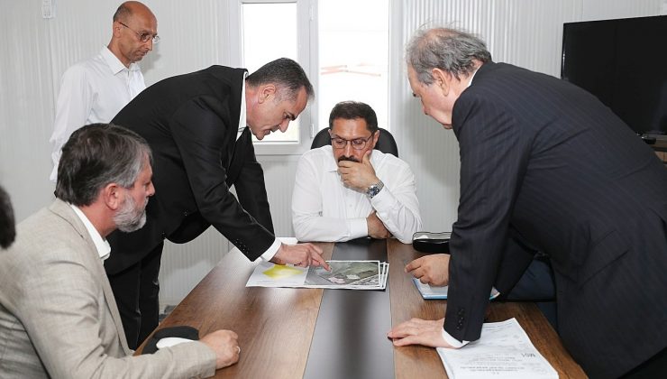 KAYMAKAM AKDAŞ VALİ MASATLI’YA BRİFİNG VERDİ