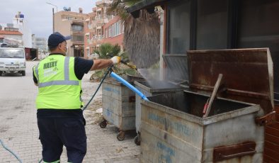 HBB, SAMANDAĞ’DA İLAÇLAMA ÇALIŞMALARINI SÜRDÜRÜYOR