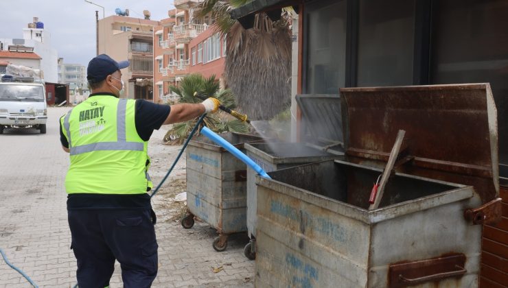 HBB, SAMANDAĞ’DA İLAÇLAMA ÇALIŞMALARINI SÜRDÜRÜYOR