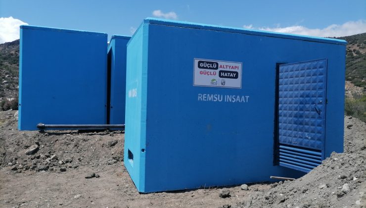 HATSU ALABEYLİ’DE 45 YILLIK SU DEPOSUNU YENİLEDİ