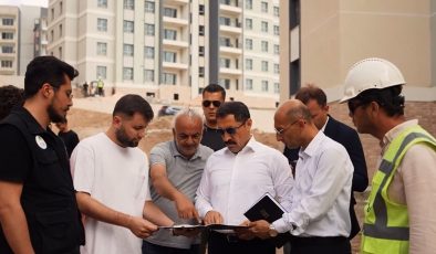 VALİ MASATLI DEFNE’DE TOKİ KONUTLARINI İNCELEDİ