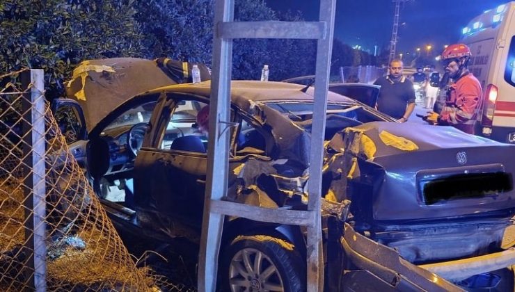 DÖRTYOL’DA ELEKTRİK DİREĞİNE ÇARPAN OTOMOBİLİN SÜRÜCÜSÜ YARALANDI   