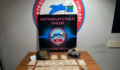 İSKENDERUN’DA UYUŞTURUCU ESRAR VE HAP OPERASYONU   
