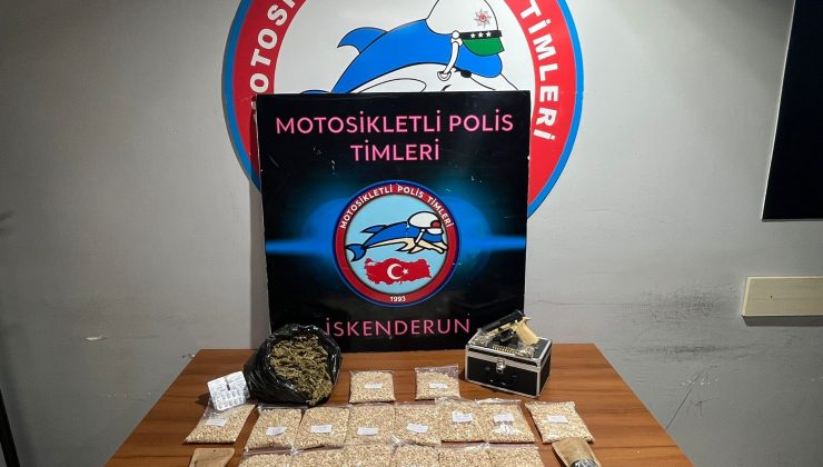 İSKENDERUN’DA UYUŞTURUCU ESRAR VE HAP OPERASYONU   