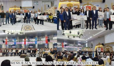 MEMUR-SEN HATAY’DAN GENÇ YAZARLARA DESTEK