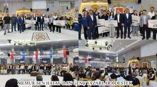 MEMUR-SEN HATAY’DAN GENÇ YAZARLARA DESTEK