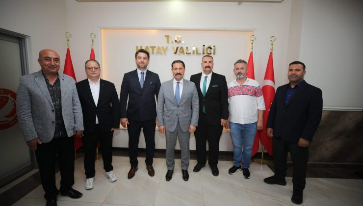 ALANYA’DAKİ HATAYLILARDAN VALİ MASATLI’YA ZİYARET