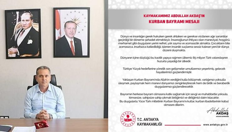 AKDAŞ: HEMŞEHRİLERİMİZİN KURBAN BAYRAMINI KUTLARIM