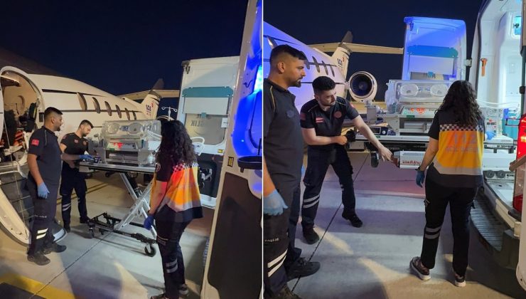 HAVA AMBULANSI HATAYLI HASTA İÇİN HAVALANDI 