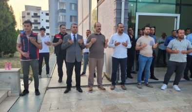 DUALAR MERHUME FINDIK KESKİN İÇİN OKUNDU