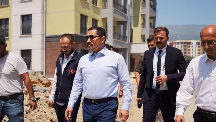 VALİ MASATLI TOKİ ÇALIŞMALARINI İNCELEDİ