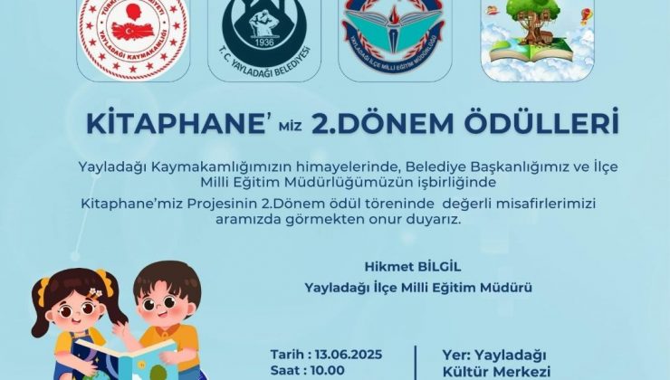 BAŞKAN YALÇIN’DAN ÖDÜL TÖRENİNE DAVET