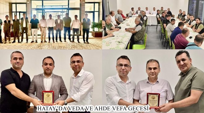 HATAY’DA VEDA VE AHDE VEFA GECESİ