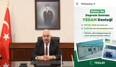 YEDAM, Hatay’a Umut Olmaya Devam Ediyor