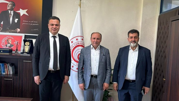 BAŞKAN YILMAZ YENİ İL MÜDÜRÜNÜ ZİYARET ETTİ