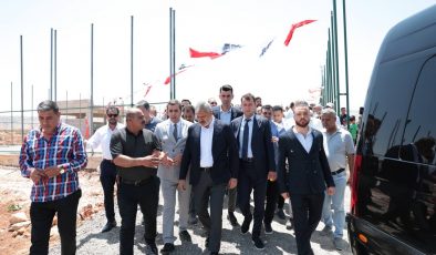 BAŞKAN ÖNTÜRK, REYHANLI’DA HBB’NİN PROJELERİNİ İNCELEDİ
