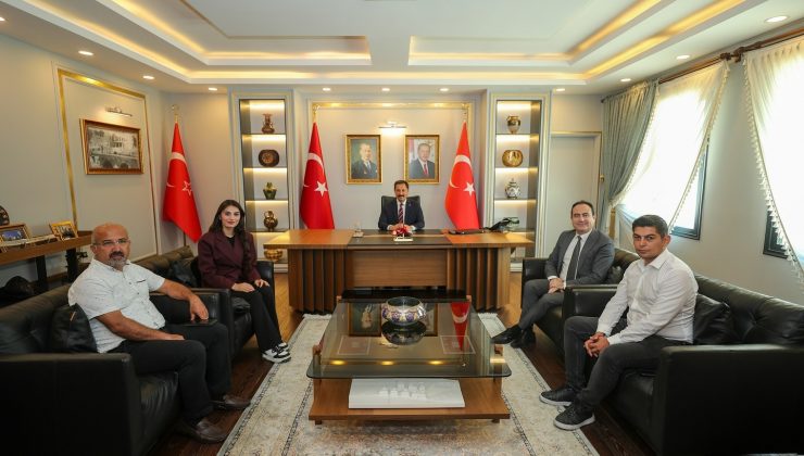 VALİ MASATLI, TRT HEYETİNİ MAKAMINDA AĞIRLADI