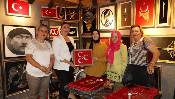 MHP KAÇEP’TEN KÜLTÜR SANAT ÇARŞISINA ZİYARET