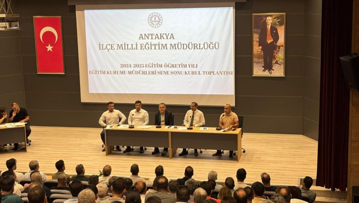 ANTAKYA’DA EĞİTİMİN ROTASI ÇİZİLDİ