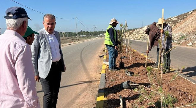 KIRIKHAN’DA YÖRÜKLER BULVARI’NA YEŞİL DOKUNUŞ