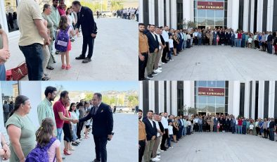 KAYMAKAM ÇOBAN DEFNE’YE VEDA ETTİ