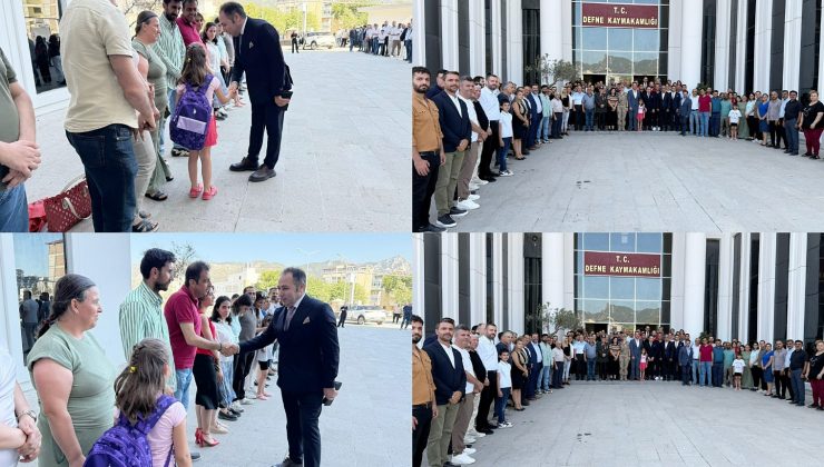 KAYMAKAM ÇOBAN DEFNE’YE VEDA ETTİ