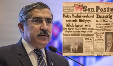 YAYMAN: HATAY’IN ANAVATANA İLHAK YILDÖNÜMÜ KUTLU OLSUN
