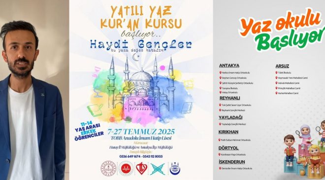 BAŞKAN SAĞANAK’TAN YAZ OKULUNA DAVET