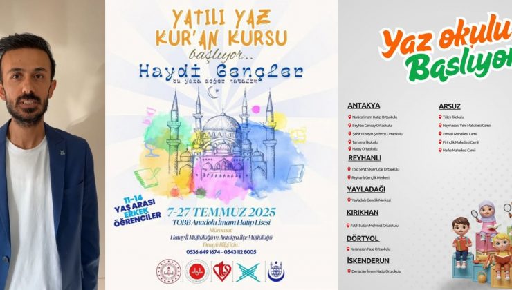 BAŞKAN SAĞANAK’TAN YAZ OKULUNA DAVET