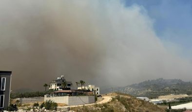 HATAY’DA ORMAN YANGININA MÜDAHALE SÜRÜYOR
