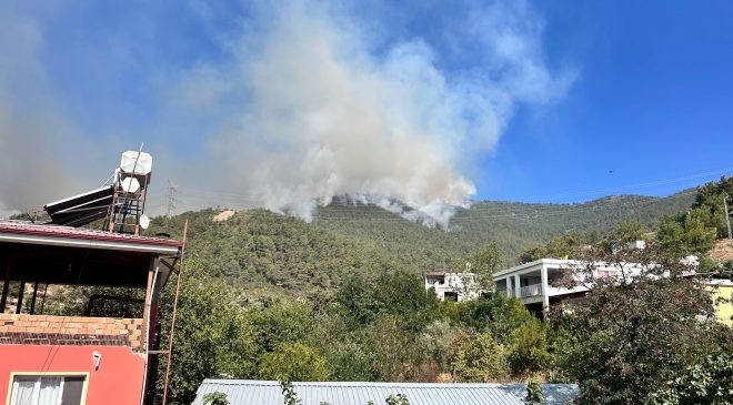 HATAY’DAKİ ORMAN YANGININA MÜDAHALE 24’ÜNCÜ SAATTE DEVAM EDİYOR   