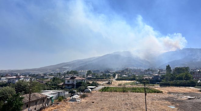 HATAY’DAKİ ORMAN YANGINI 30 SAATTİR DEVAM EDİYOR 