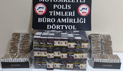 HATAY’DA GÜMRÜK KAÇAĞI SİGARA OPERASYONU   