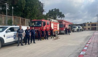 SURİYE’DEKİ YANGINA MÜDAHALE EDEN EKİPLER HATAY’A DÖNDÜLER   