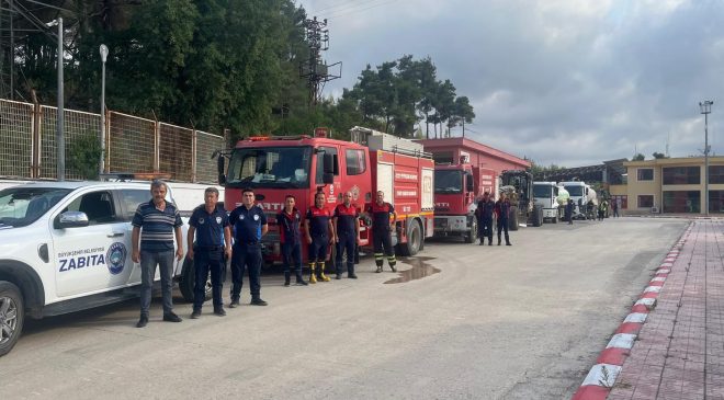SURİYE’DEKİ YANGINA MÜDAHALE EDEN EKİPLER HATAY’A DÖNDÜLER   