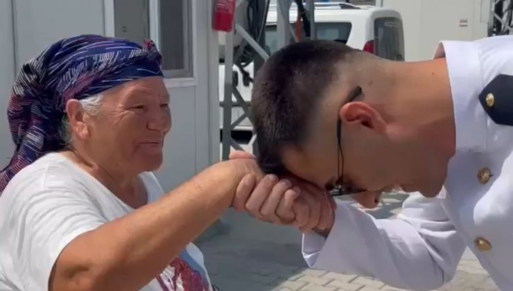 DEPREMDE ENKAZDAN ÇIKAN GENÇ, OLMASIYLA ADADIĞI HAYVANIN ETİNİ KONTEYNER KENTTE DAĞITARAK YÜREKLERİ ISITTI  