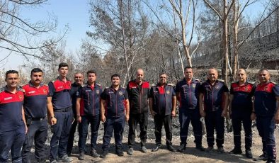 İTFAİYE YETKİLİLERİ ANTAKYA’DA ORMAN YANGININ YAŞANDIĞI BÖLGEDE İNCELEME YAPTI  