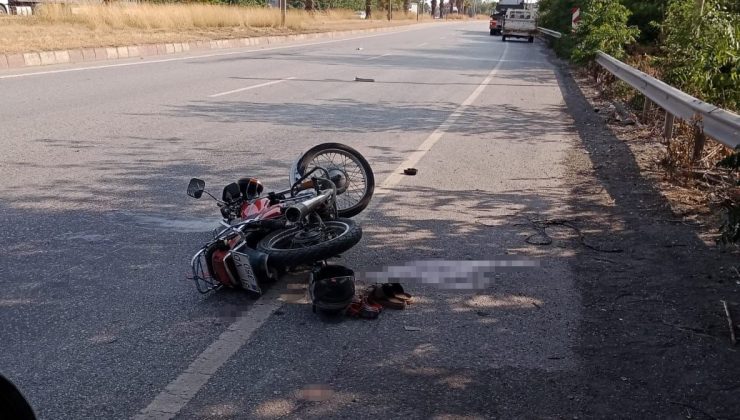 TIRLA ÇARPIŞAN MOTOSİKLETİN 19 YAŞINDAKİ SÜRÜCÜSÜ HAYATINI KAYBETTİ  